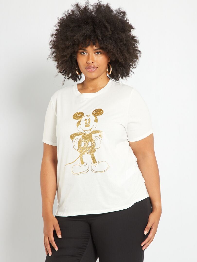 T-shirt 'Disney' en jersey Blanc - Kiabi