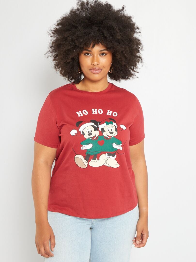 T-shirt 'Disney' en jersey Rouge - Kiabi