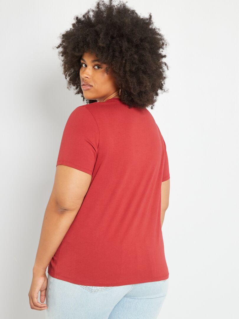 T-shirt 'Disney' en jersey Rouge - Kiabi