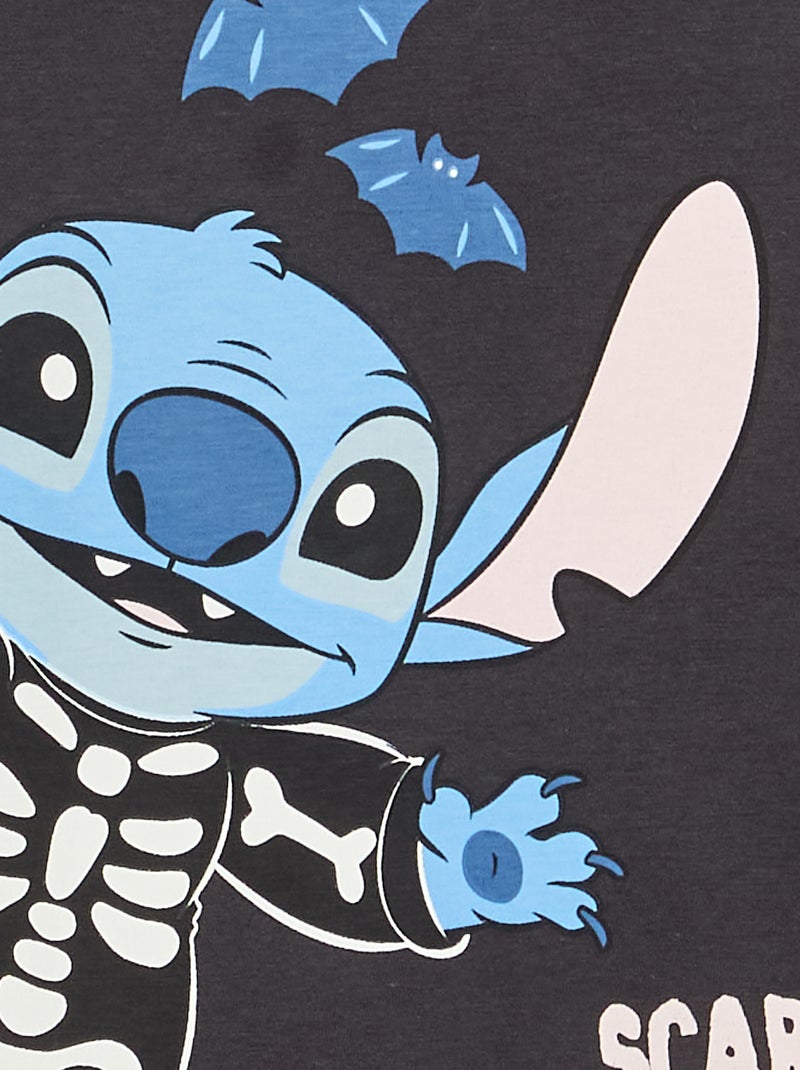 T-shirt 'Disney' 'Halloween' met lange mouwen Zwart - Kiabi