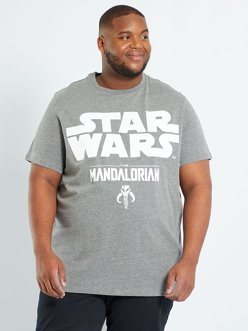 T-shirt 'Disney' 'Mandalorian' GRIJS - Kiabi