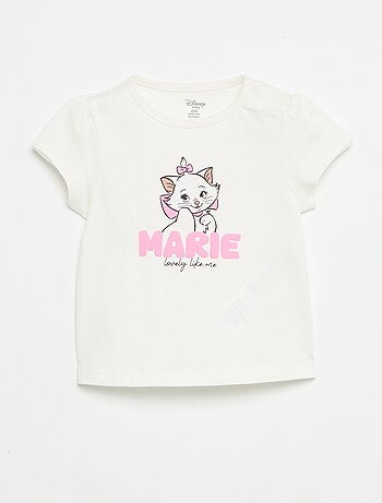 T-shirt 'Disney' 'Marie' met korte mouwen