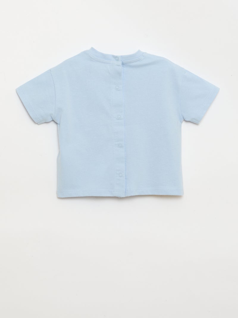 T-shirt 'Disney' met korte mouwen Blauw - Kiabi