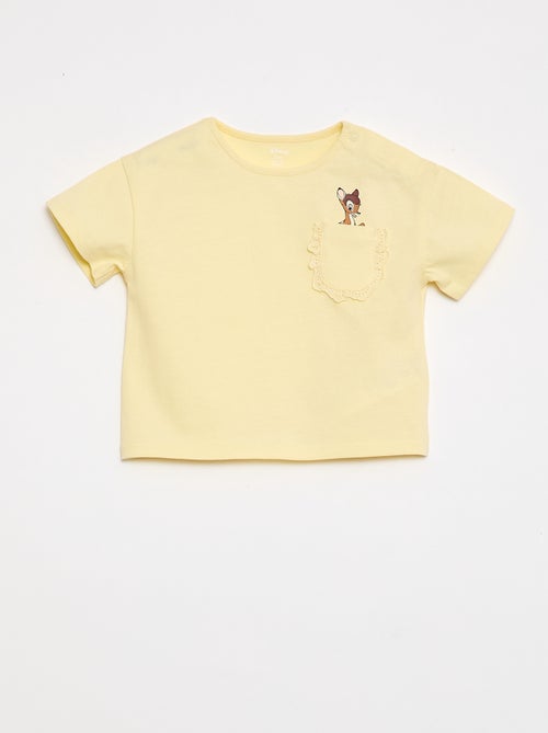 T-shirt 'Disney' met korte mouwen en zak met ruches - Kiabi