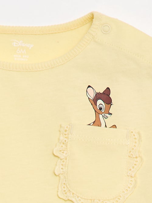T-shirt 'Disney' met korte mouwen en zak met ruches - Kiabi