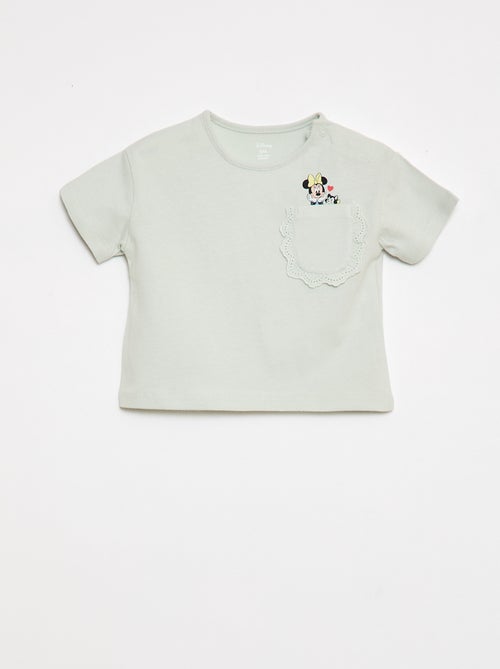 T-shirt 'Disney' met korte mouwen en zak met ruches - Kiabi