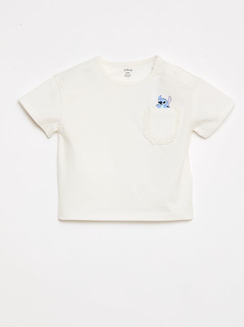 T-shirt 'Disney' met korte mouwen en zak met ruches - Kiabi