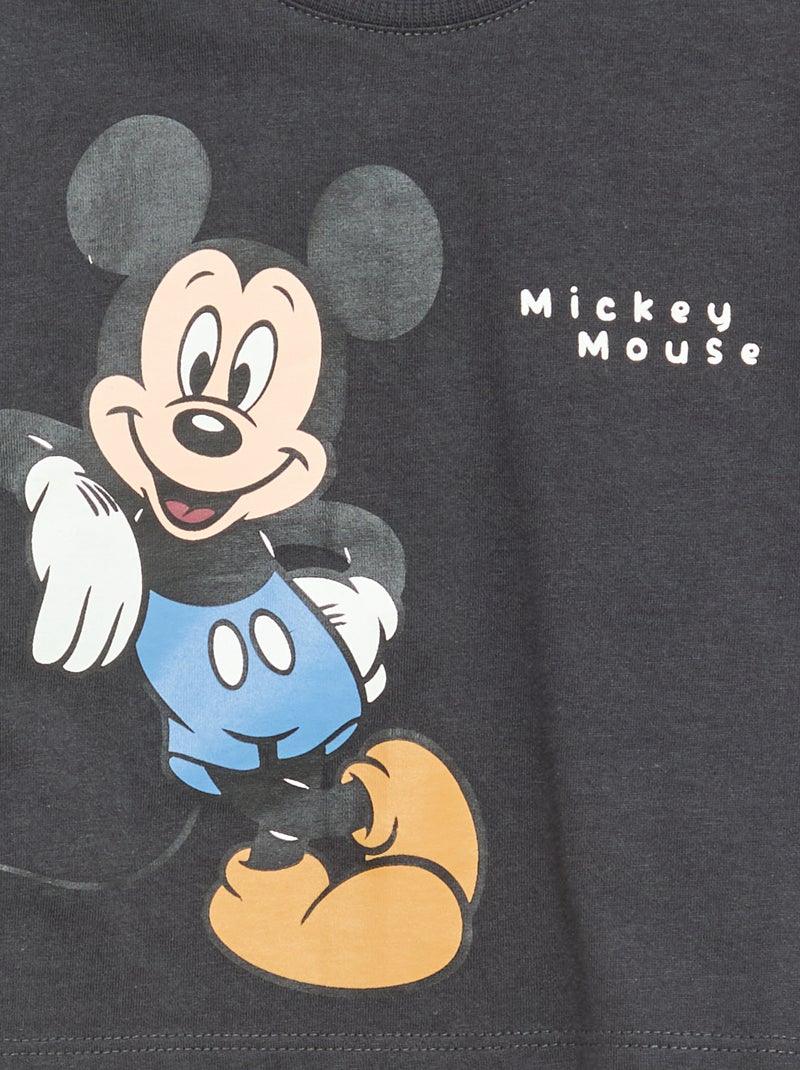 T-shirt 'Disney' met korte mouwen Zwart - Kiabi