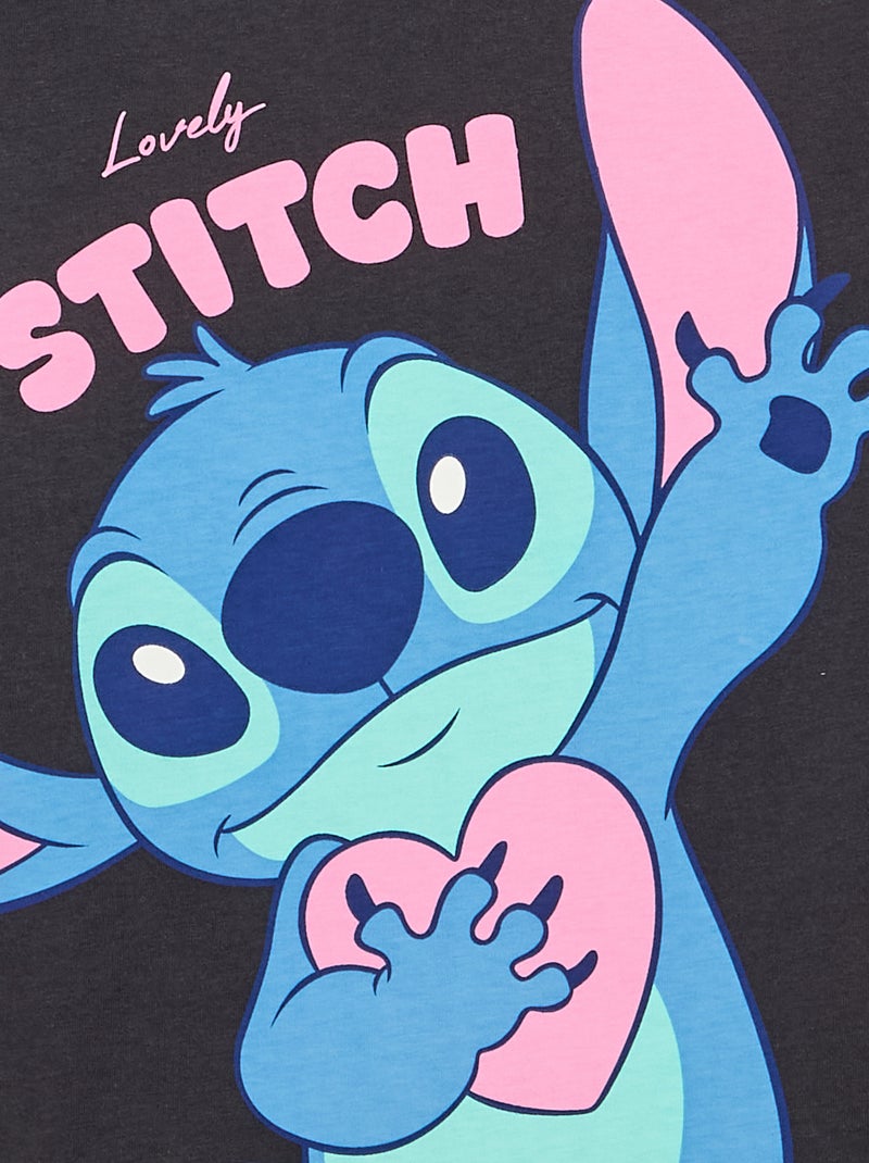 T-shirt 'Disney' met korte mouwen Zwart - Kiabi
