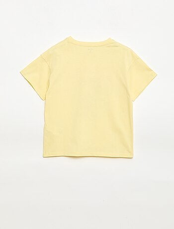 T-shirt 'Disney' 'Mickey' van effen katoen