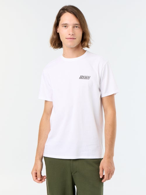 T-shirt 'Disney' 'Pixar' 'Flash McQueen' met print op voor- en achterzijde - Kiabi