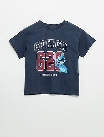 T-shirt 'Disney' 'Stitch' met korte mouwen