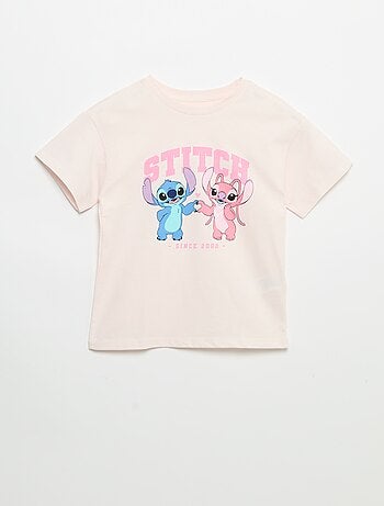 T-shirt 'Disney' 'Stitch' met korte mouwen