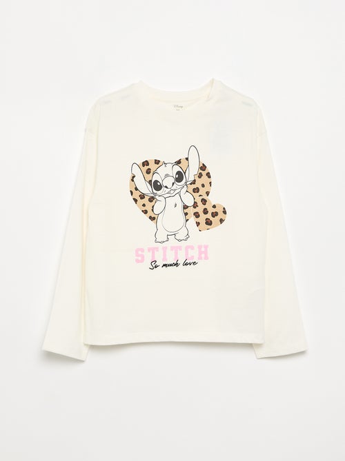 T-shirt 'Disney' 'Stitch' met lange mouwen - Kiabi T-shirt 'Disney' 'Stitch' met lange mouwen - Kiabi