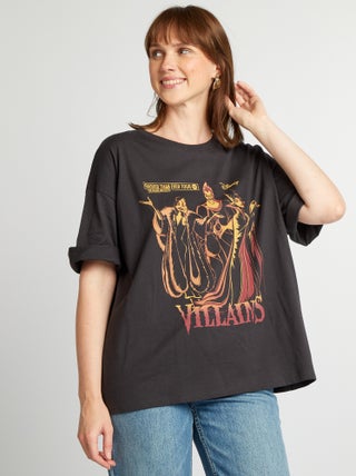 T-shirt 'Disney' 'Villains' manches courtes - Halloween