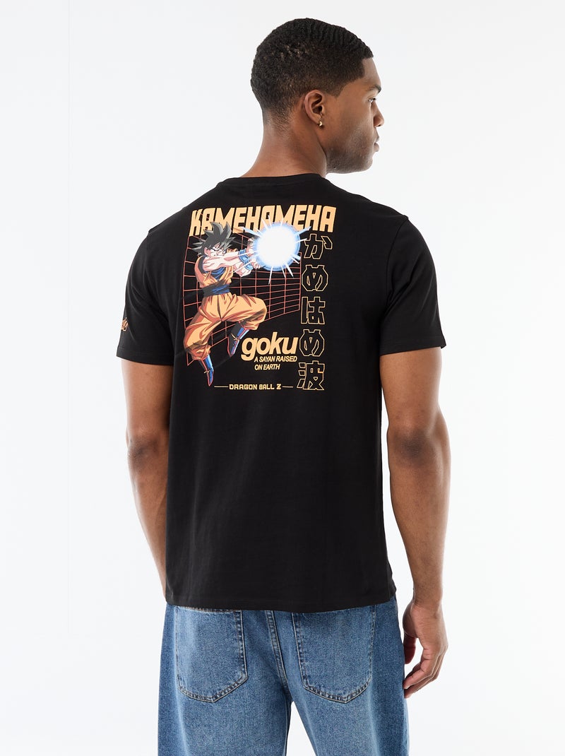 T-shirt 'Dragon Ball' 'Goku' met korte mouwen Zwart - Kiabi
