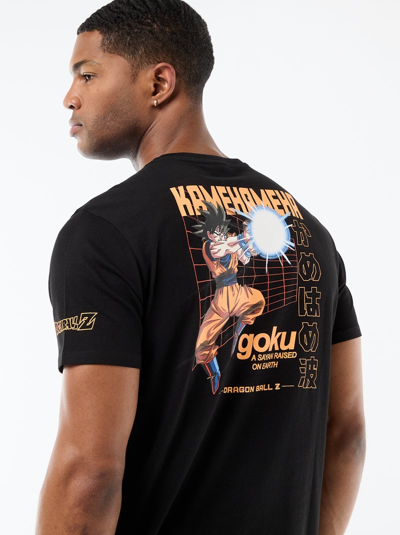 T-shirt 'Dragon Ball' 'Goku' met korte mouwen Zwart - Kiabi
