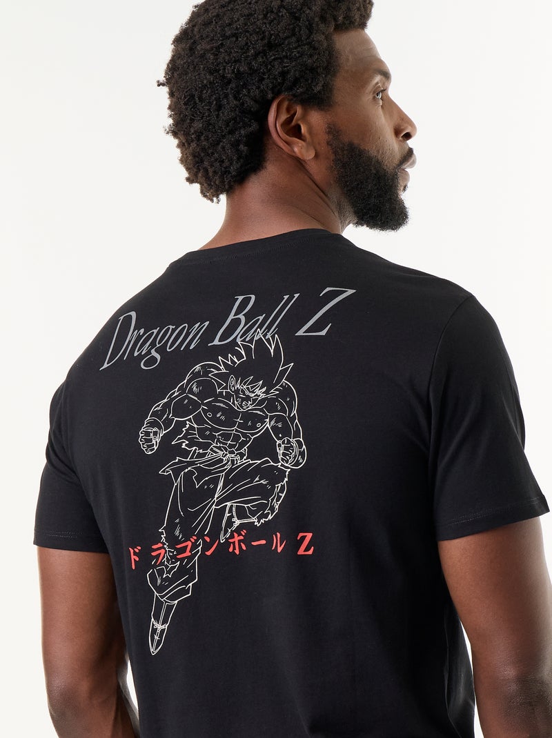 T-shirt 'Dragon Ball' met korte mouwen Zwart - Kiabi