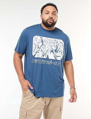 T-shirt 'Dragon Ball Z' à manches courtes imprimé recto verso