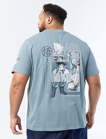 T-shirt 'Dragon Ball Z' bedrukt aan voor- en achterkant