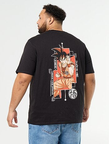 T-shirt 'Dragon Ball Z' bedrukt aan voor- en achterkant