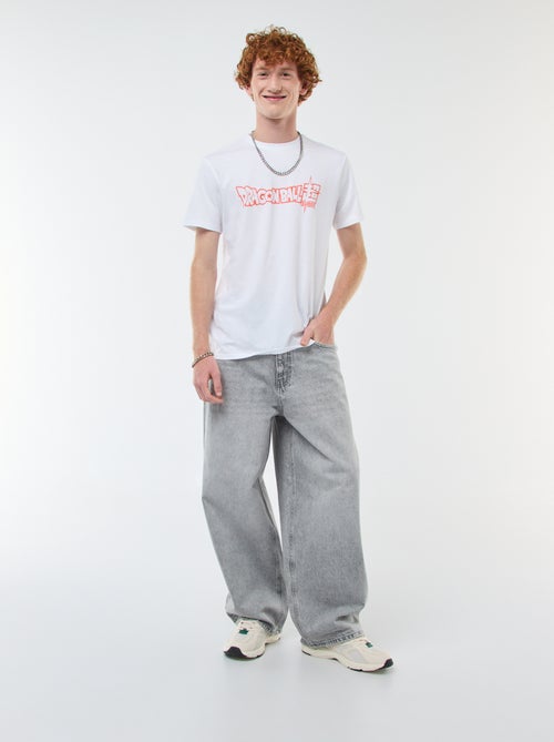 T-shirt 'Dragonballz' en coton - Kiabi