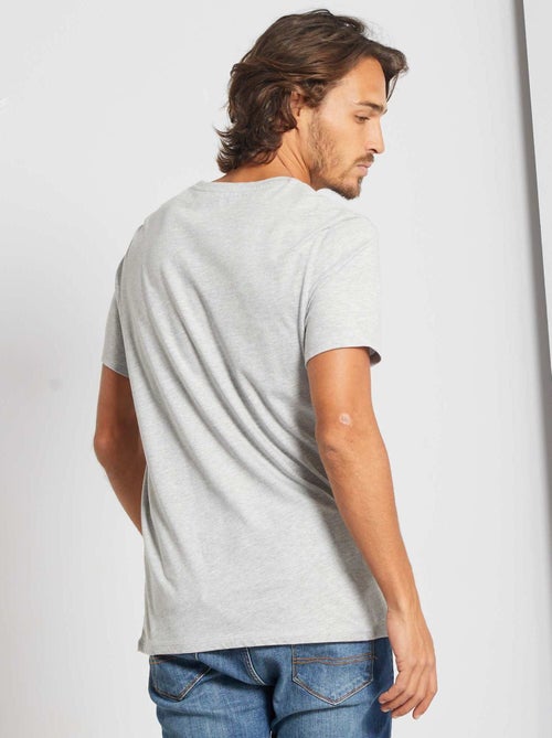 T-shirt droit en jersey uni - Kiabi