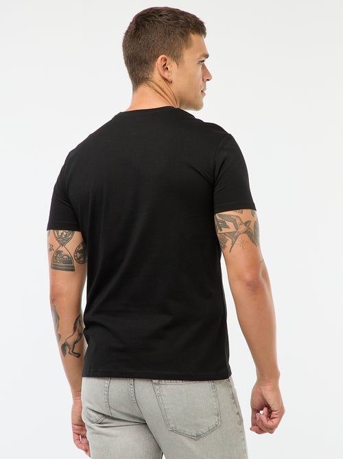 T-shirt droit en jersey uni - Kiabi