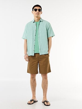 T-shirt droit en jersey uni