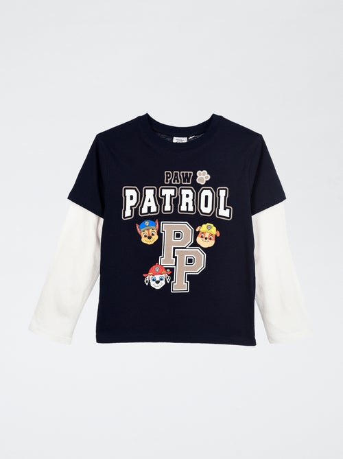 T-shirt effet doubles manches 'Pat Patrouille' - Kiabi T-shirt effet doubles manches 'Pat Patrouille' - Kiabi