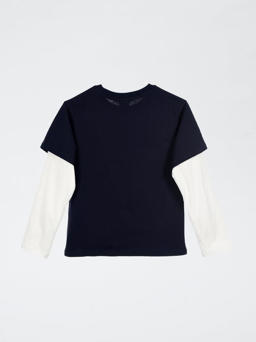 T-shirt effet doubles manches 'Pat Patrouille' - Kiabi T-shirt effet doubles manches 'Pat Patrouille' - Kiabi