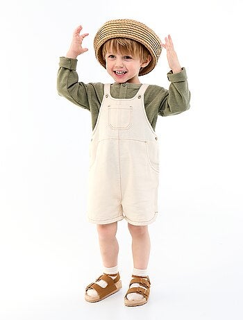 T-shirt en Baby Terry à manches longues