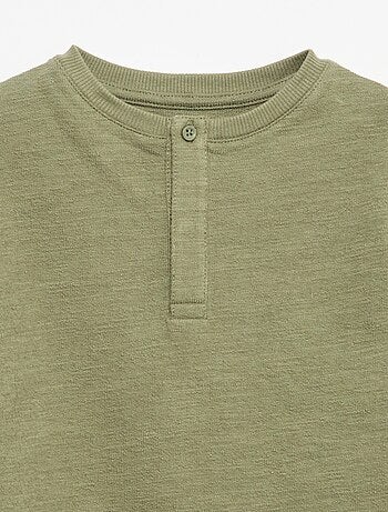 T-shirt en Baby Terry à manches longues