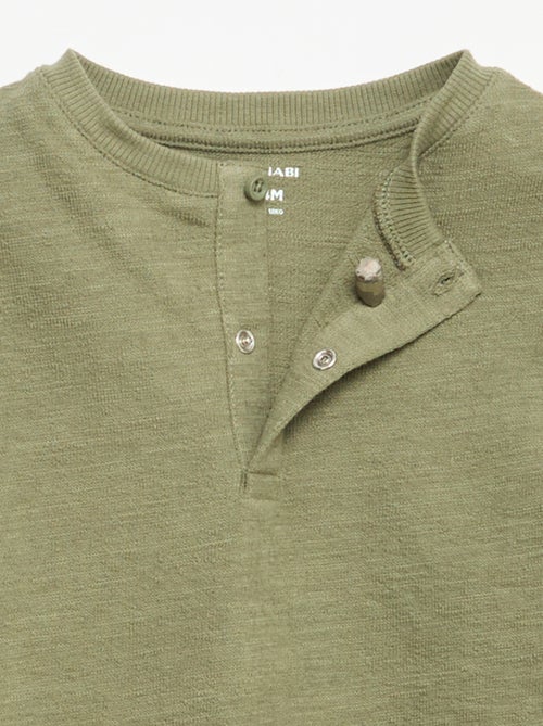 T-shirt en Baby Terry à manches longues - Kiabi T-shirt en Baby Terry à manches longues - Kiabi
