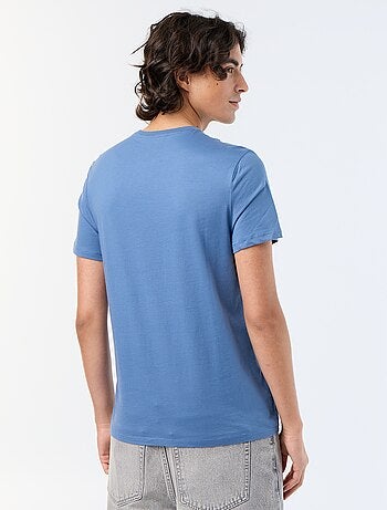 T-shirt en coton à col rond homme avec imprimé