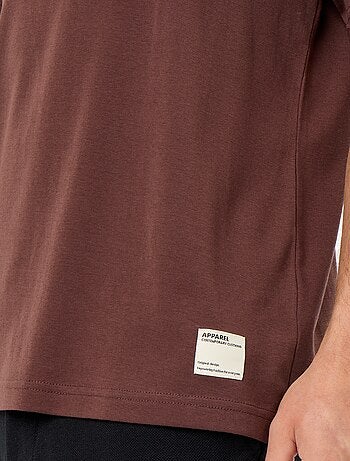 T-shirt homme en coton à col rond