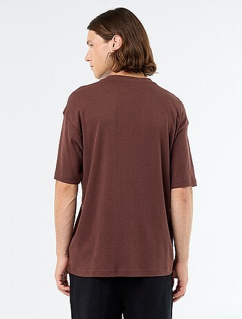 T-shirt homme en coton à col rond