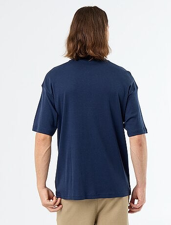 T-shirt homme en coton à col rond