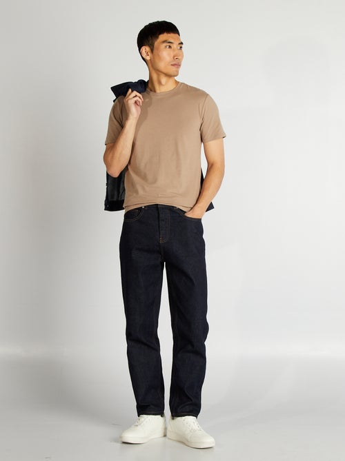 T-shirt en coton à col rond pour homme - Kiabi