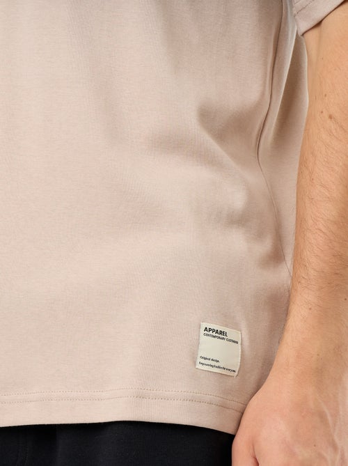 T-shirt en coton à col rond pour homme - Kiabi