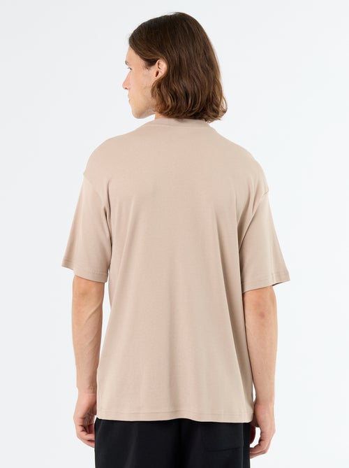 T-shirt en coton à col rond pour homme - Kiabi