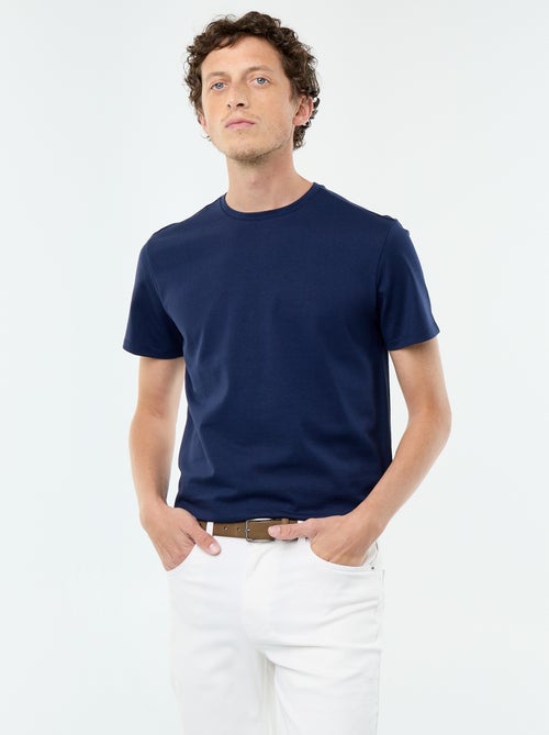T-shirt en coton à col rond pour homme - Kiabi T-shirt en coton à col rond pour homme - Kiabi