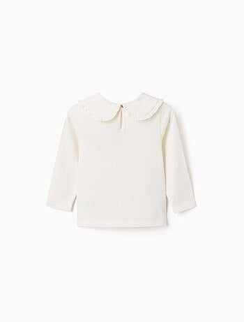 T-shirt en coton à manches longues avec imprimé minnie