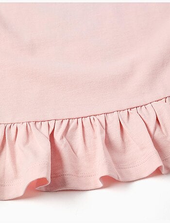 T-shirt en coton à manches longues avec imprimé minnie