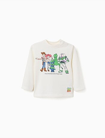 T-shirt en coton à manches longues avec imprimé toy story