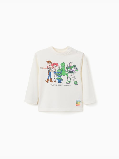 T-shirt en coton à manches longues avec imprimé Toy Story - Kiabi