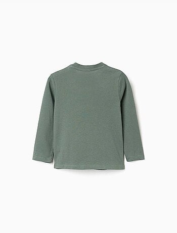T-shirt en coton à manches longues avec paddington