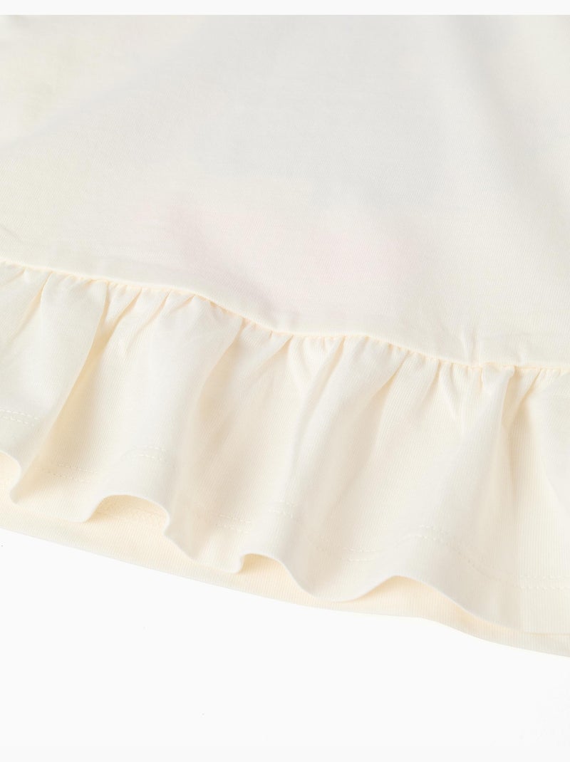 T-shirt en coton avec imprimé Baby Stitch Beige clair - Kiabi