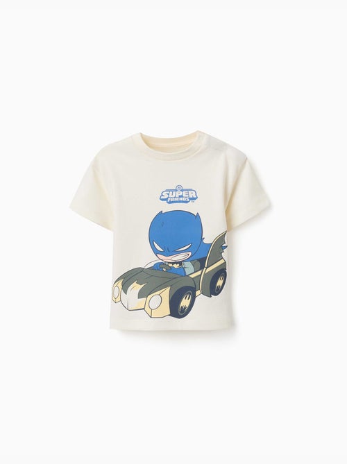 T-shirt en coton avec imprimé Batman - Kiabi
