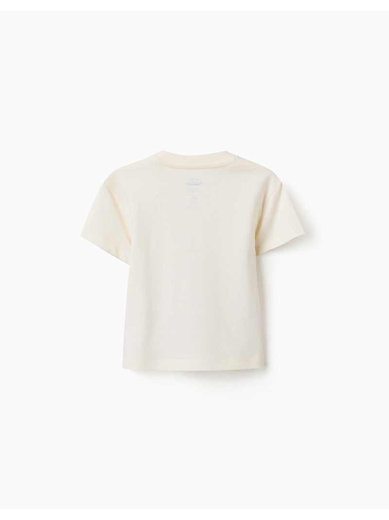 T-shirt en coton avec imprimé Batman Blanc - Kiabi